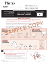 Pfister McAllen RT6-5MCAGS Specification and Owner Manual