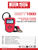 BS BATTERY BST1000 Lead Acid and Lithium Battery Tester Manual de usuario