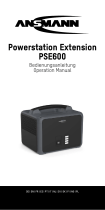ANSMANN Erweiterungsmodul für Powerstation PS600AC, 640 Wh Instrucciones de operación