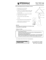 Springdale Ligthing STT17002 Guía de instalación