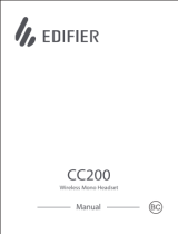 EDIFIER CC200 Wireless Mono Headset Manual de usuario