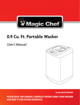 Magic Chef MCSTCW09W1 0.9 Cu. Ft. Portable Washer Manual de usuario