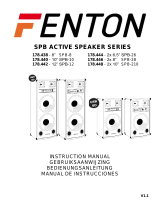 Fenton SPB-8 SPB Series Active Speaker Manual de usuario