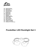 Pontec 87585 PondoStar LED Rock Light Set 3 Manual de usuario