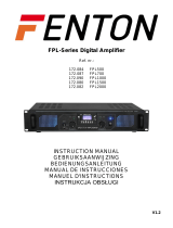 Fenton 172.084 FPL-Series Digital Amplifier Manual de usuario