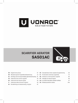 Vonroc SA501AC Scarifier Aerator Manual de usuario