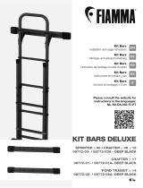 Fiamma 08772-03A Bars Deluxe External Ladders Kit Guía de instalación
