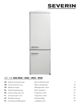 SEVERIN RKG 8920 Fridge Freezer Combination Instrucciones de operación