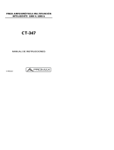 Promax CT-347 Manual de usuario