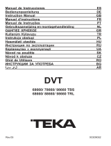 Teka DVT 98660 TBS BK Cooker Hood (Extractor hood) Manual de usuario