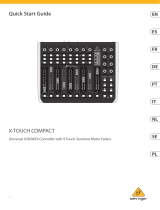 Behringer X-TOUCH COMPACT Universal USB-MIDI Controller Guía del usuario