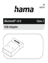 Hama 053312 Bluetooth USB Adapter Manual de usuario