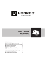 Vonroc WC503AC Wall Chaser Manual de usuario
