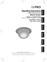 i-PRO WV-CW7CN Dome Cover Manual de usuario