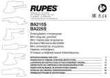 Rupes BA215S Mini Angle Grinder Manual de usuario