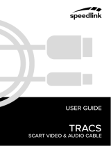 SPEEDLINK TRACS Scart Video & Audio Cable Guía del usuario