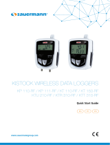 sauermann KP 110-RF Kistock Wireless Data Loggers Guía del usuario