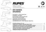 Rupes EK150AES Planetary Sanders Manual de usuario