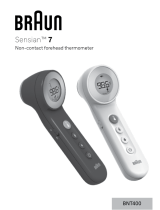 Braun Sensian 7 BNT400 NNon Contact Forehead Thermometer Manual de usuario