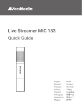 Avermedia MIC 133 Live Streamer Guía del usuario