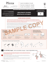 Pfister Rhen R89-1RHK Specification and Owner Manual