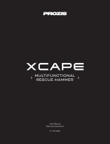 PROZIS XCAPE Multifunctional Rescue Hammer Manual de usuario