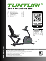Tunturi E60-R Recumbent Bike Manual de usuario