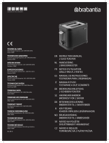 Brabantia D2-2B 2S Dark Gray Toaster Manual de usuario