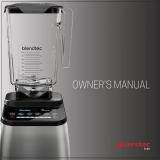 Blendtec D625B3523B2B Blender El manual del propietario