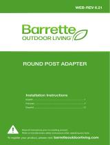 Barrette Outdoor Living 73050193 Instrucciones de operación