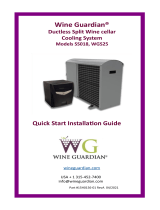 Wine Guardian SS018 Ductless Split System Wine Cellar Cooling Unit Guía de instalación