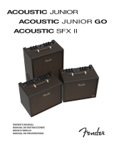Fender 2314400000 Acoustic Junior GO Guitar Amplifiers El manual del propietario