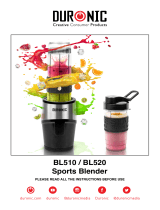 Duronic BL510 Sports Blender Manual de usuario