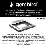 Gembird MF-95-02 Slim Mounting Frame Manual de usuario