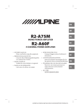 Alpine R2-A75M El manual del propietario