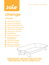 Joie Commuter Change and Snooze Travel Cot Manual de usuario