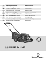 Garten Meister ECO WHEELER GM 413.3 R Petrol Lawnmower Manual de usuario