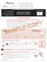 Pfister Arterra G89-8DEK Specification and Owner Manual