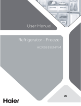 Haier HCR5919ENMM Refrigerator Freezer Manual de usuario