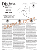 Pfister Serrano LJ142-SR0K Specification and Owner Manual