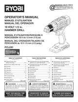 Ryobi PCL220 Hammer Drill Manual de usuario