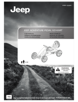 Jeep 2531902 Adventure Pedal Go-Kart Manual de usuario