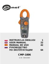 Sonel CMP-1006 Manual de usuario