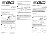 EGO EP1000 Extension Pole Manual de usuario