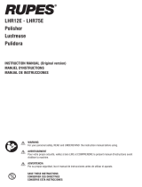 Rupes LHR75E Random Orbital Polisher Manual de usuario
