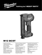 Milwaukee M12 BCST Sub Compact Cable Stapler Manual de usuario