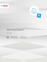 Bosch HWD57 Warming Drawers Manual de usuario
