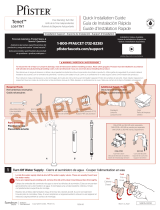 Pfister Tenet LG6-1TNTBG Specification and Owner Manual