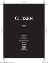 Citizen P991 Smart Watch Manual de usuario