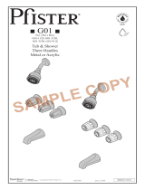 Pfister G01-3120 Specification and Owner Manual